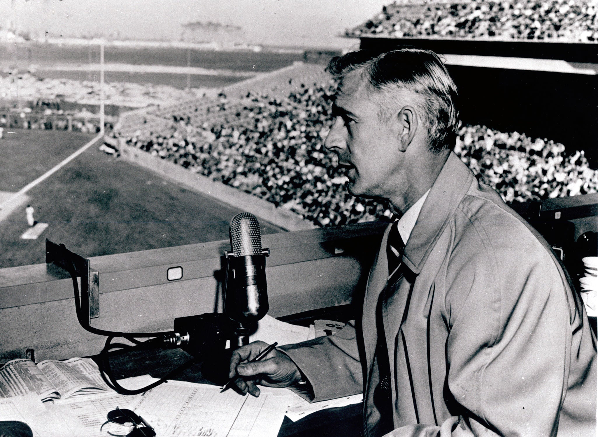 1987 Ford C. Frick Award Winner Jack Buck Baseball Hall of Fame